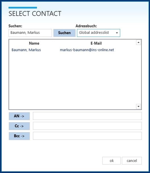 INS Conference Manager Reservierung 2
